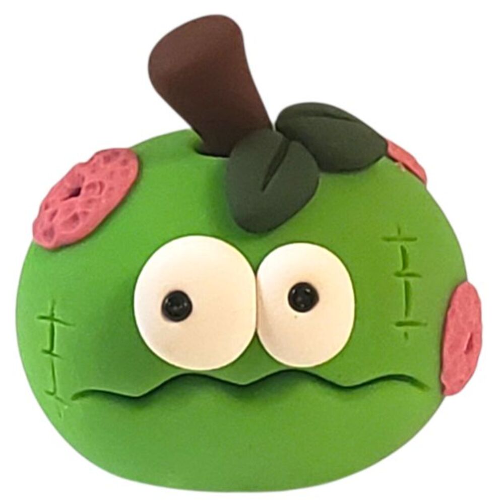 Frankenstein Jack-o-Lantern Pumpkin Handmade Polymer Clay Halloween Fall Décor